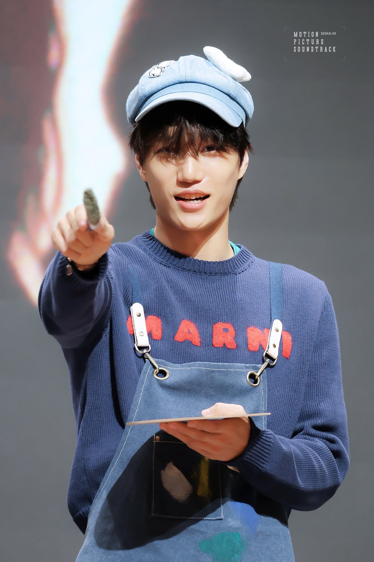 A moment captured by Kai (EXO)'s fan