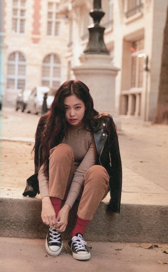 Jennie (BLACKPINK)粉丝拍下的瞬间