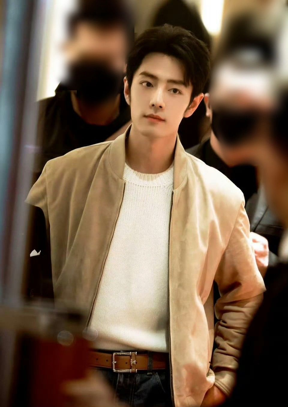 A moment captured by Xiao Zhan's fan
