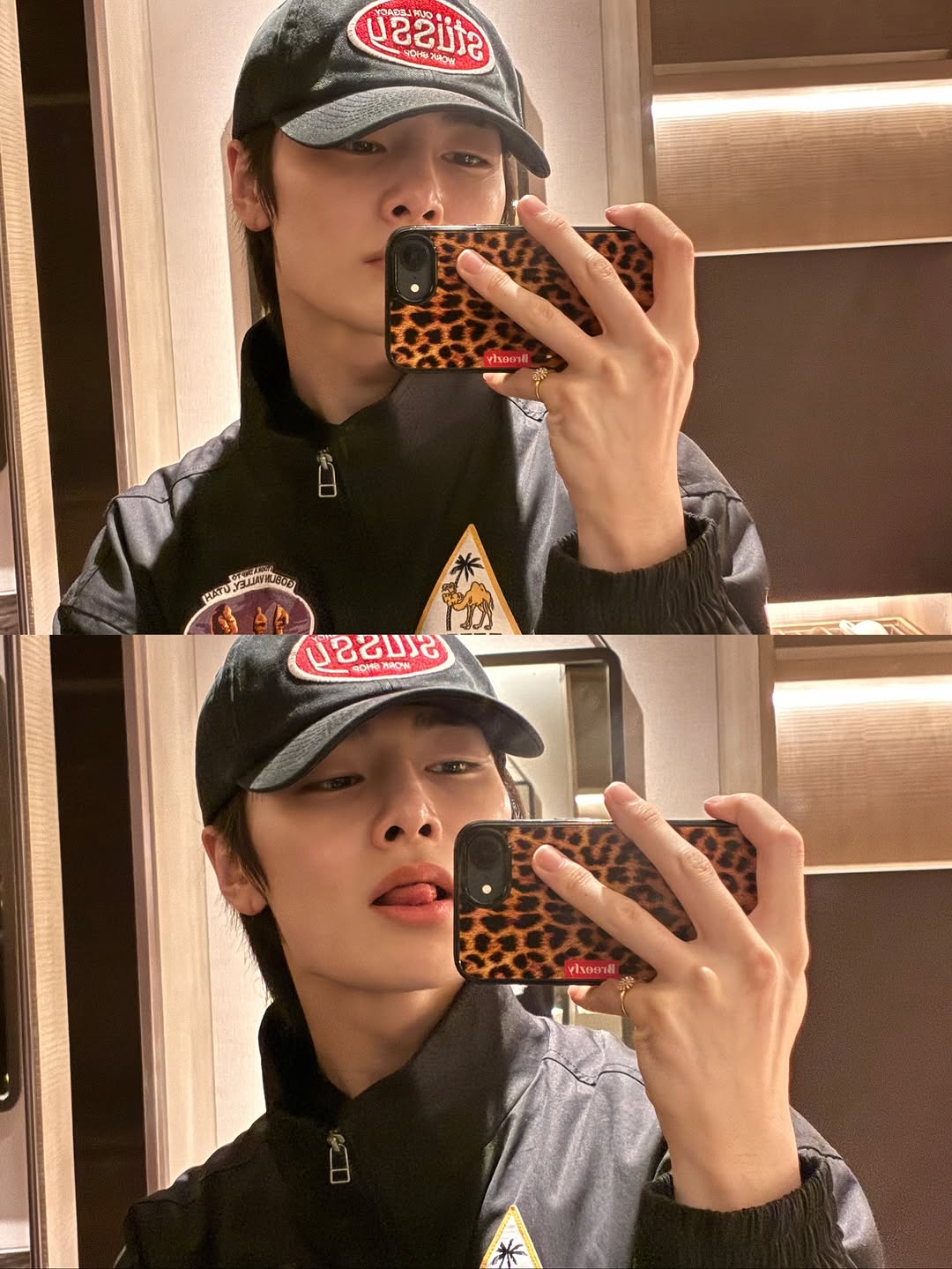 A moment captured by I.N (Stray Kids)'s fan