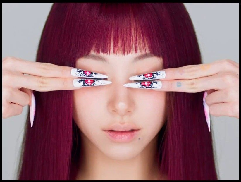Recent activity shot of Chaeyoung (TWICE)