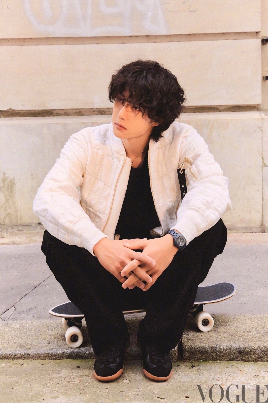 A moment captured by Wang Yibo's fan