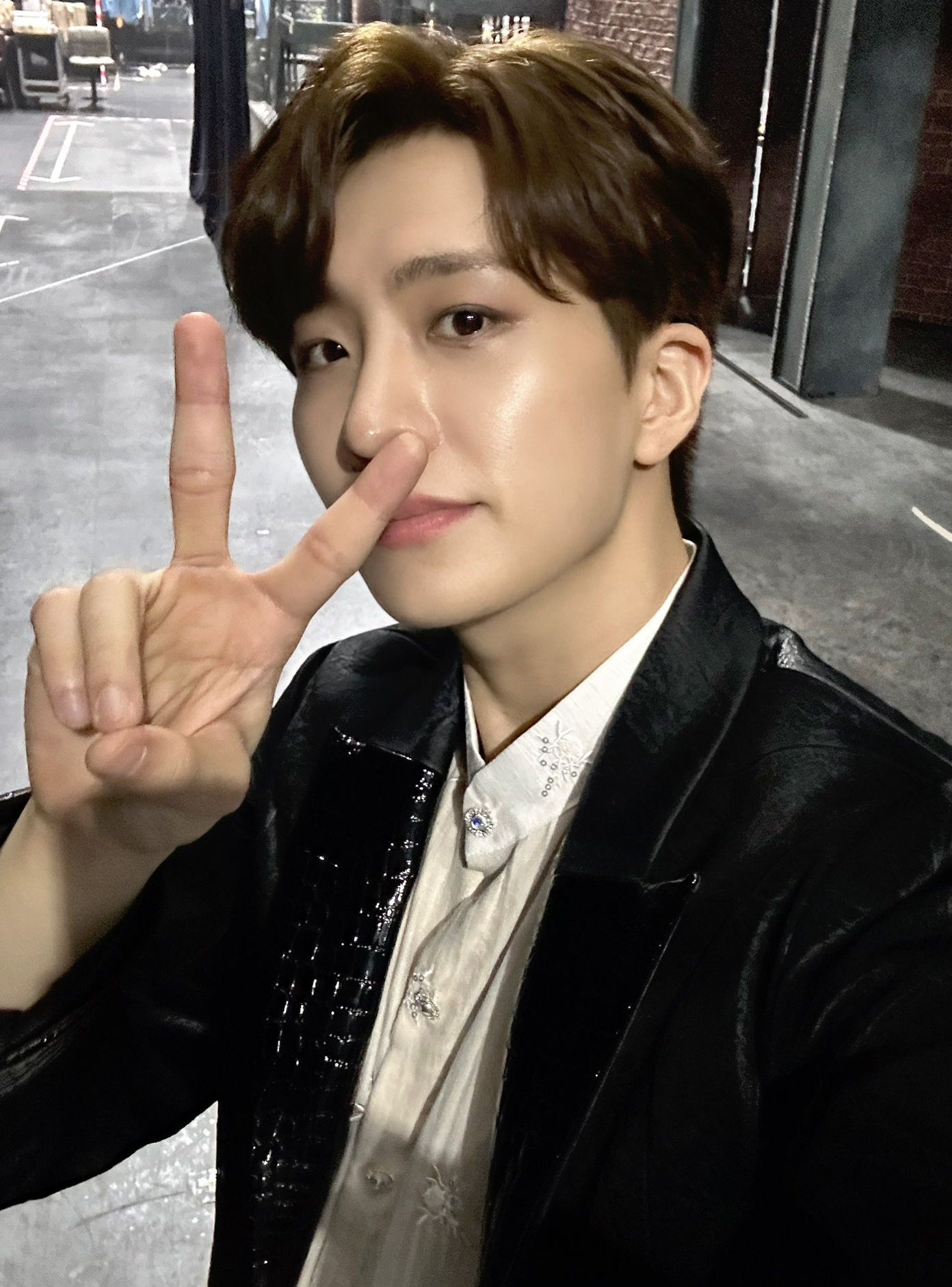 A moment captured by Youngjae (GOT7)'s fan