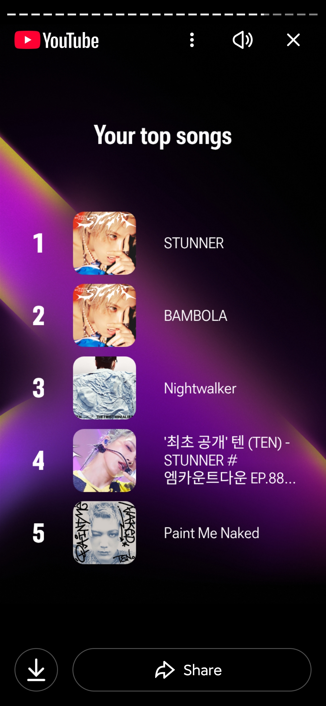 Recent activity shot of TEN (WayV)