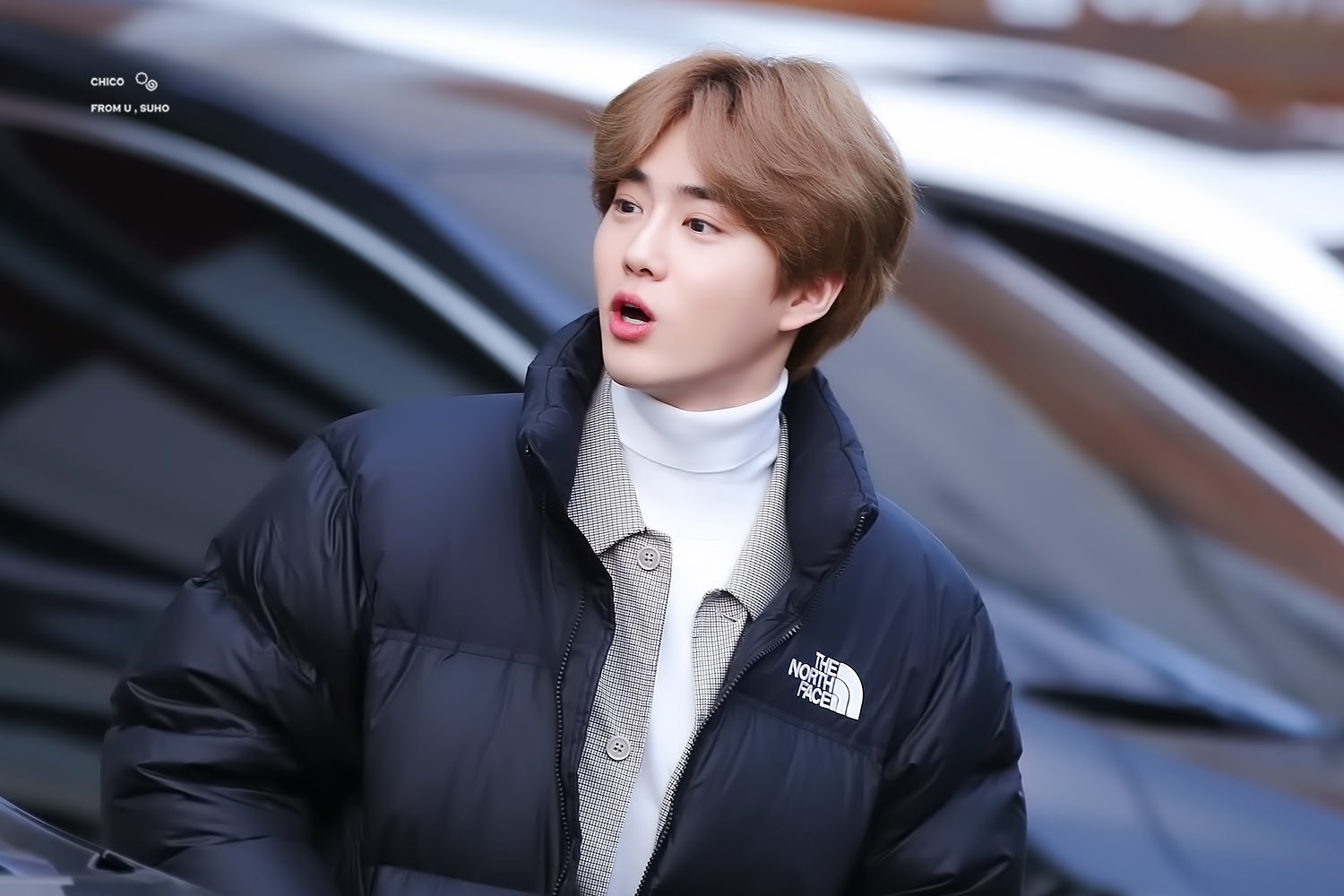 Recent activity shot of Suho (EXO)