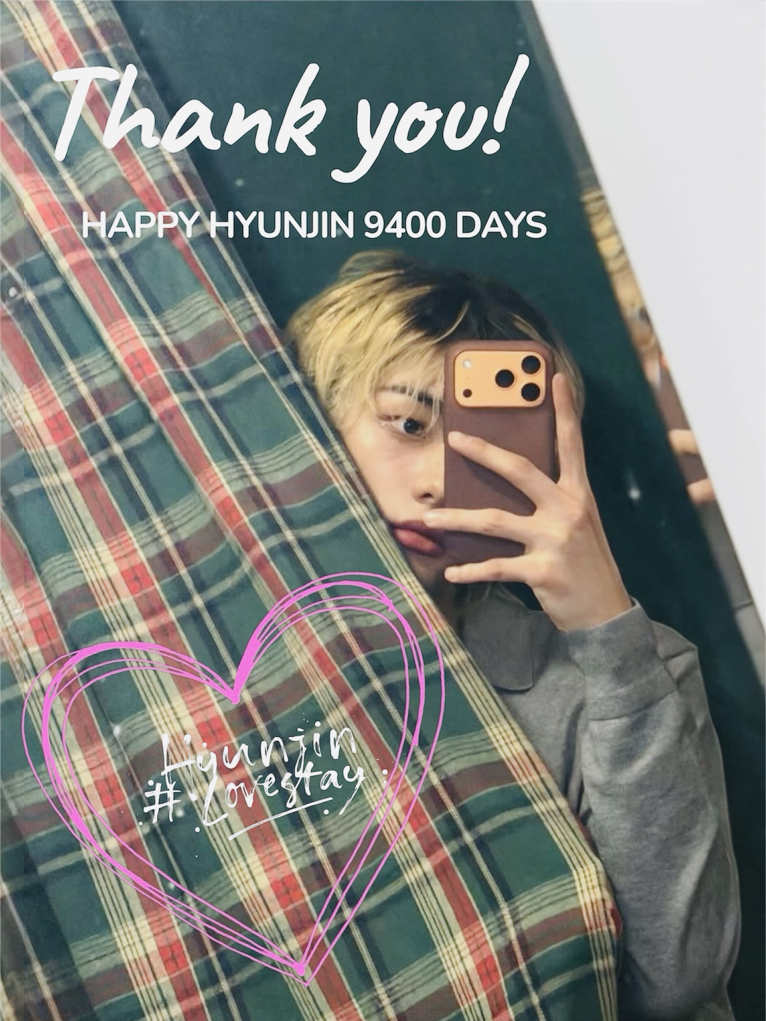 Behind-the-scenes cut of Hyunjin (Stray Kids)