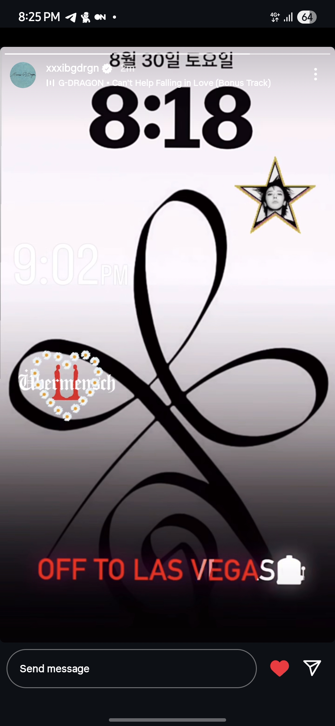 A heartfelt wallpaper shared by G-DRAGON (BIGBANG)'s fans
