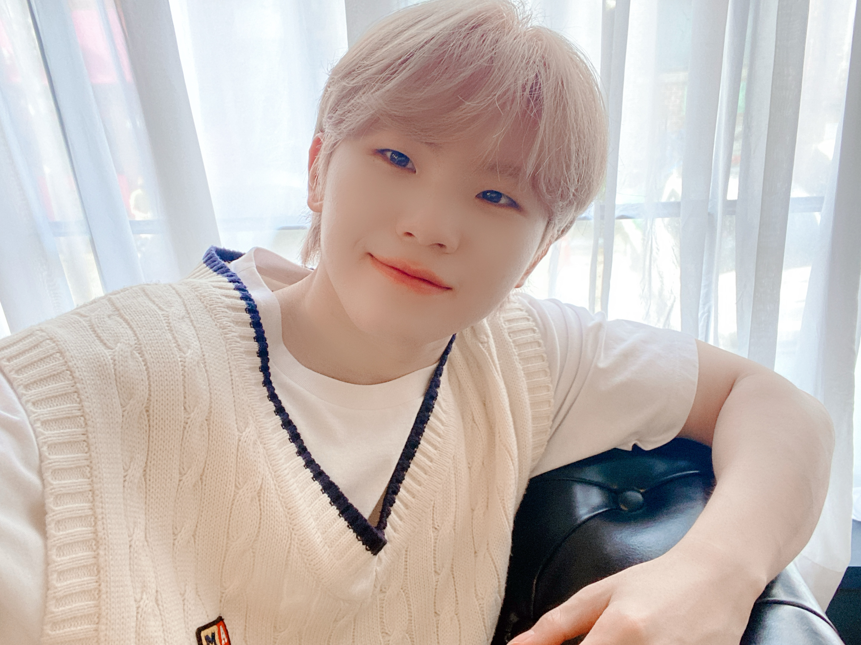 Recent activity shot of Woozi (SEVENTEEN)