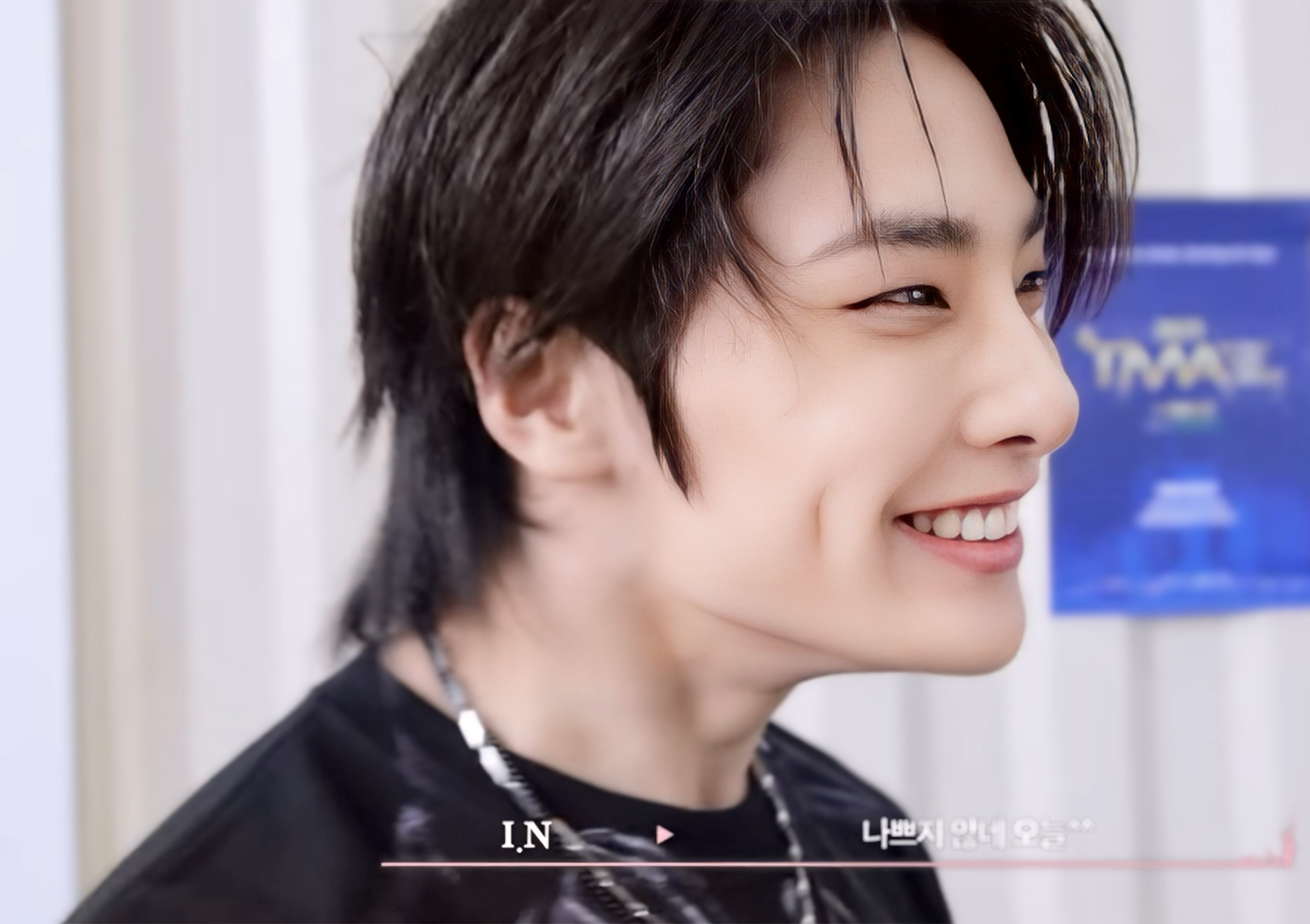 A moment captured by I.N (Stray Kids)'s fan