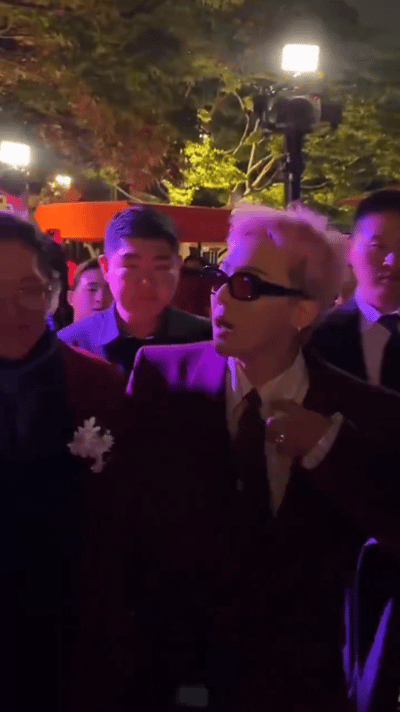 G-DRAGON (BIGBANG)の舞台裏ショット
