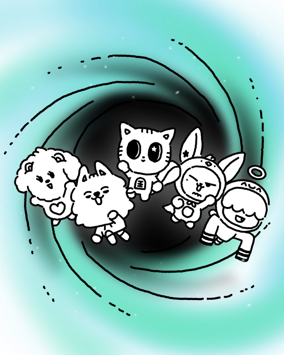 투모로우바이투게더의 비하인드 컷