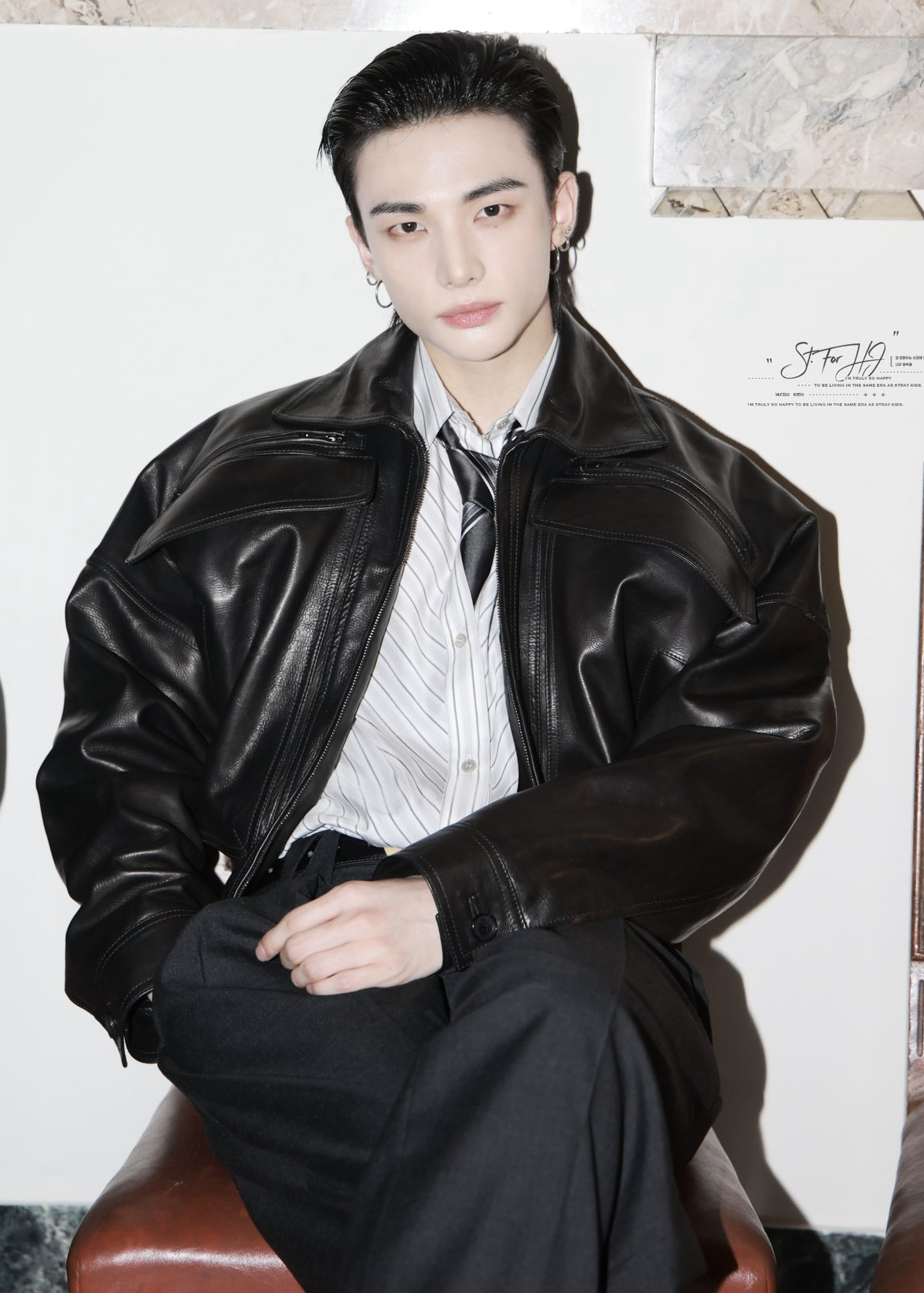 A moment captured by Hyunjin (Stray Kids)'s fan