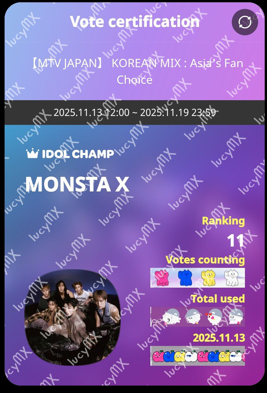 Latest photo of Kihyun (MONSTA X)