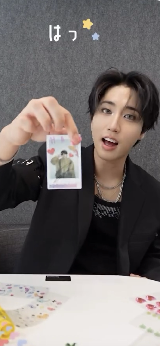 A moment captured by HAN (Stray Kids)'s fan