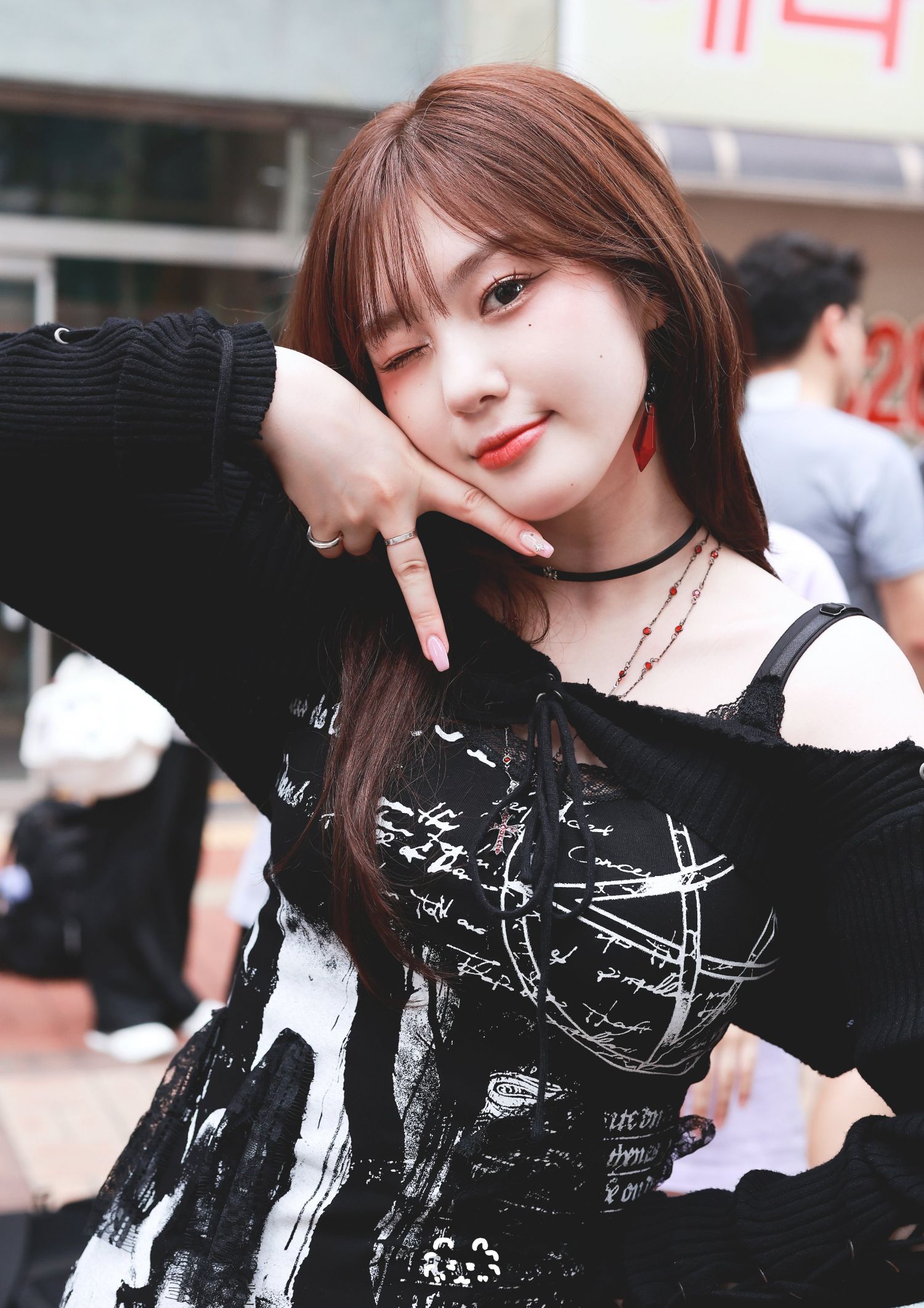 A moment captured by Kim Chaehyun (Kep1er)'s fan