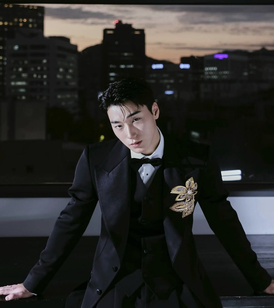 A moment captured by San (ATEEZ)'s fan