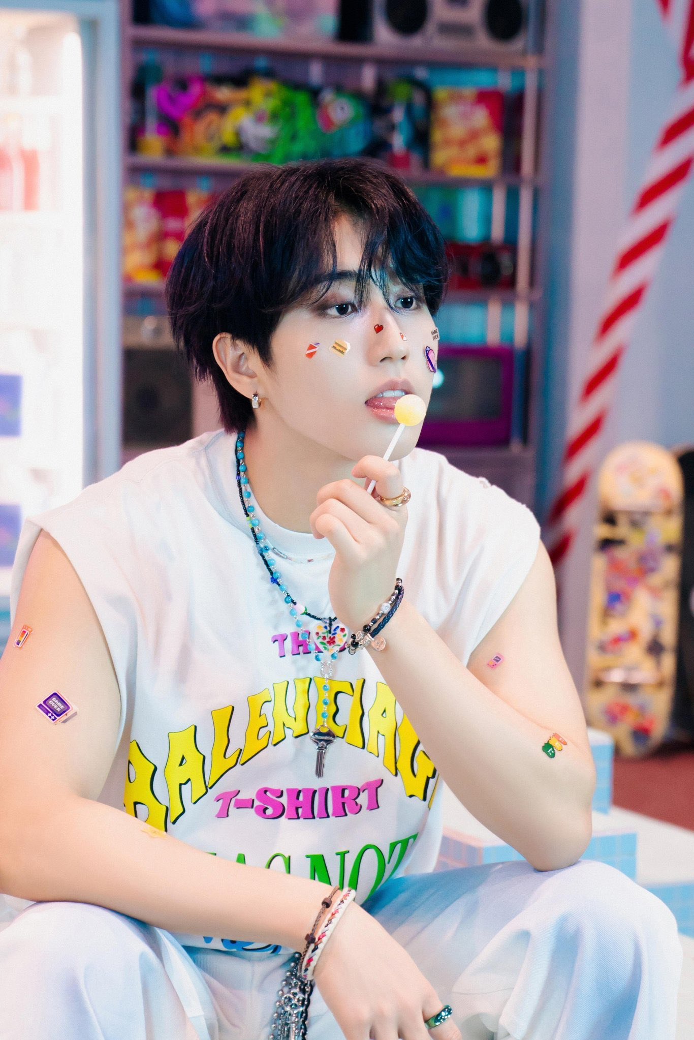 A moment captured by HAN (Stray Kids)'s fan