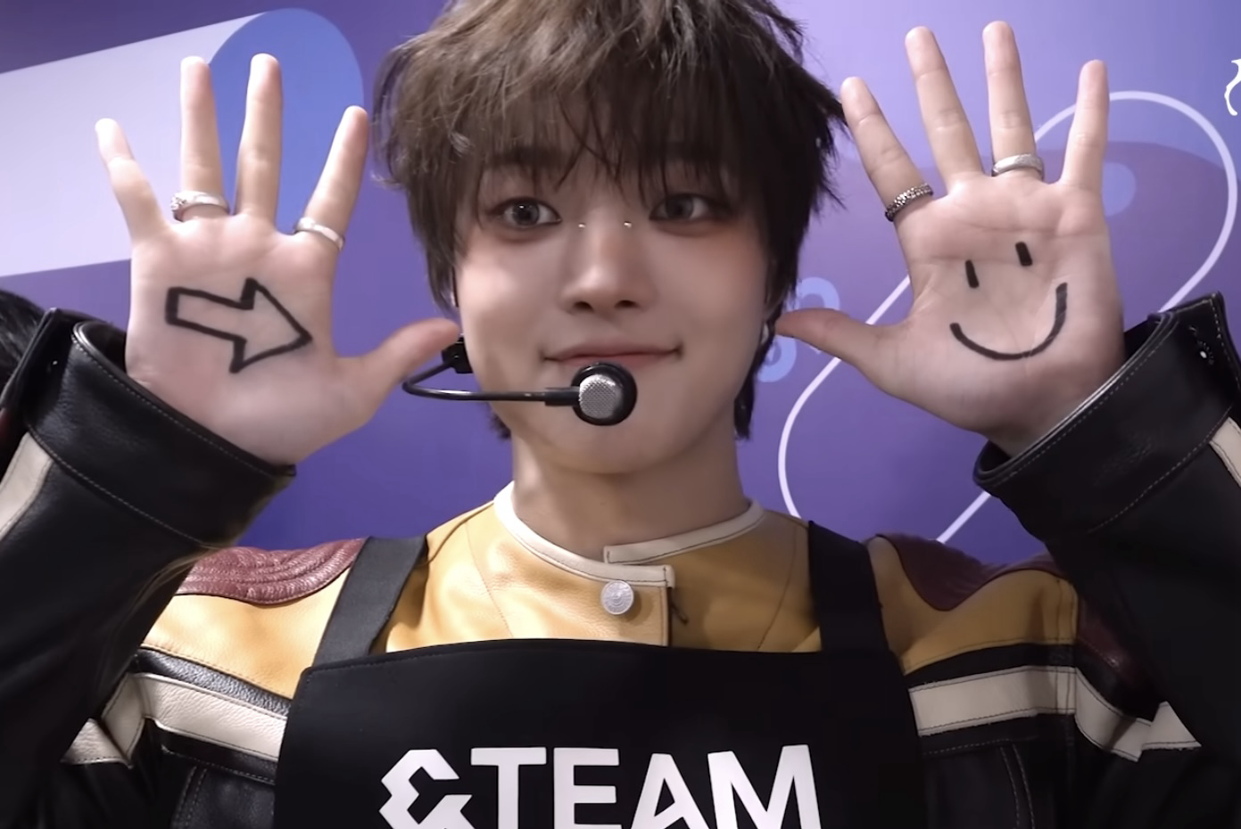 ウィジュ (&TEAM)の舞台裏ショット