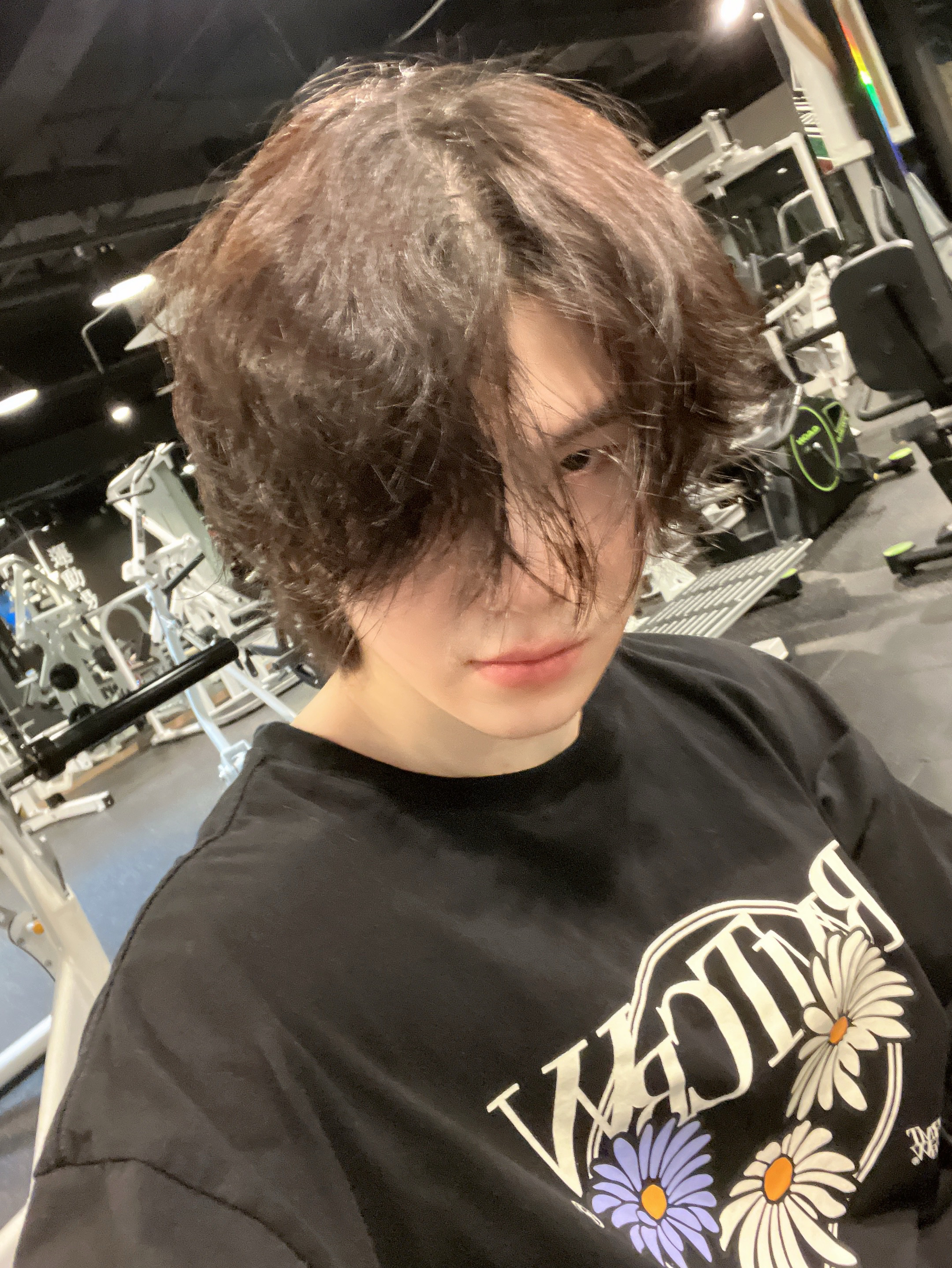 A moment captured by Woozi (SEVENTEEN)'s fan