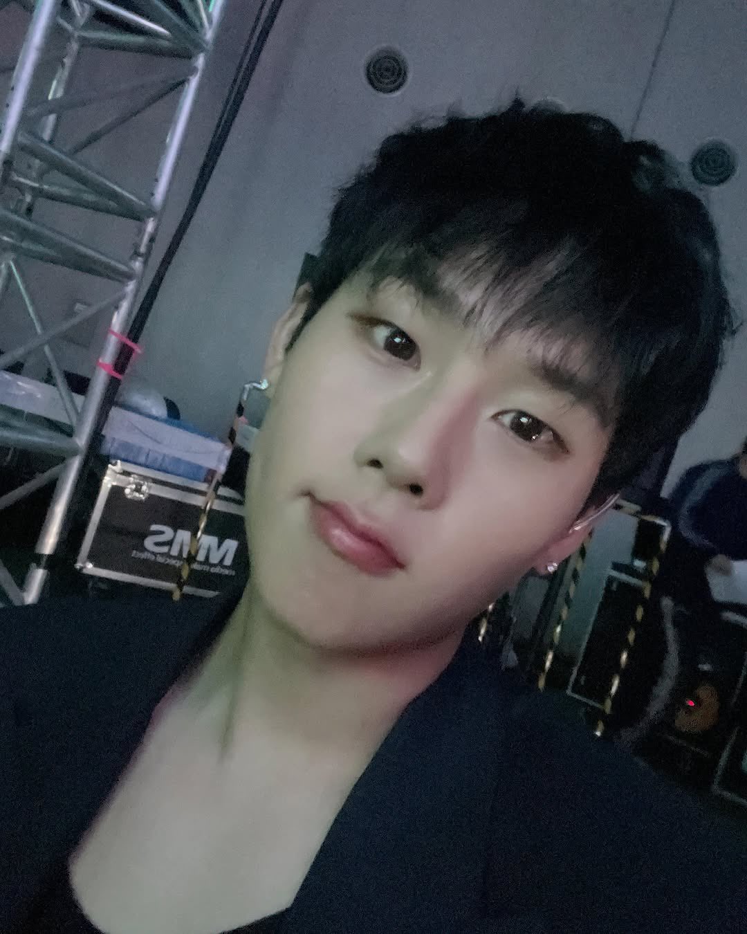 A moment captured by Joohoney (MONSTA X)'s fan