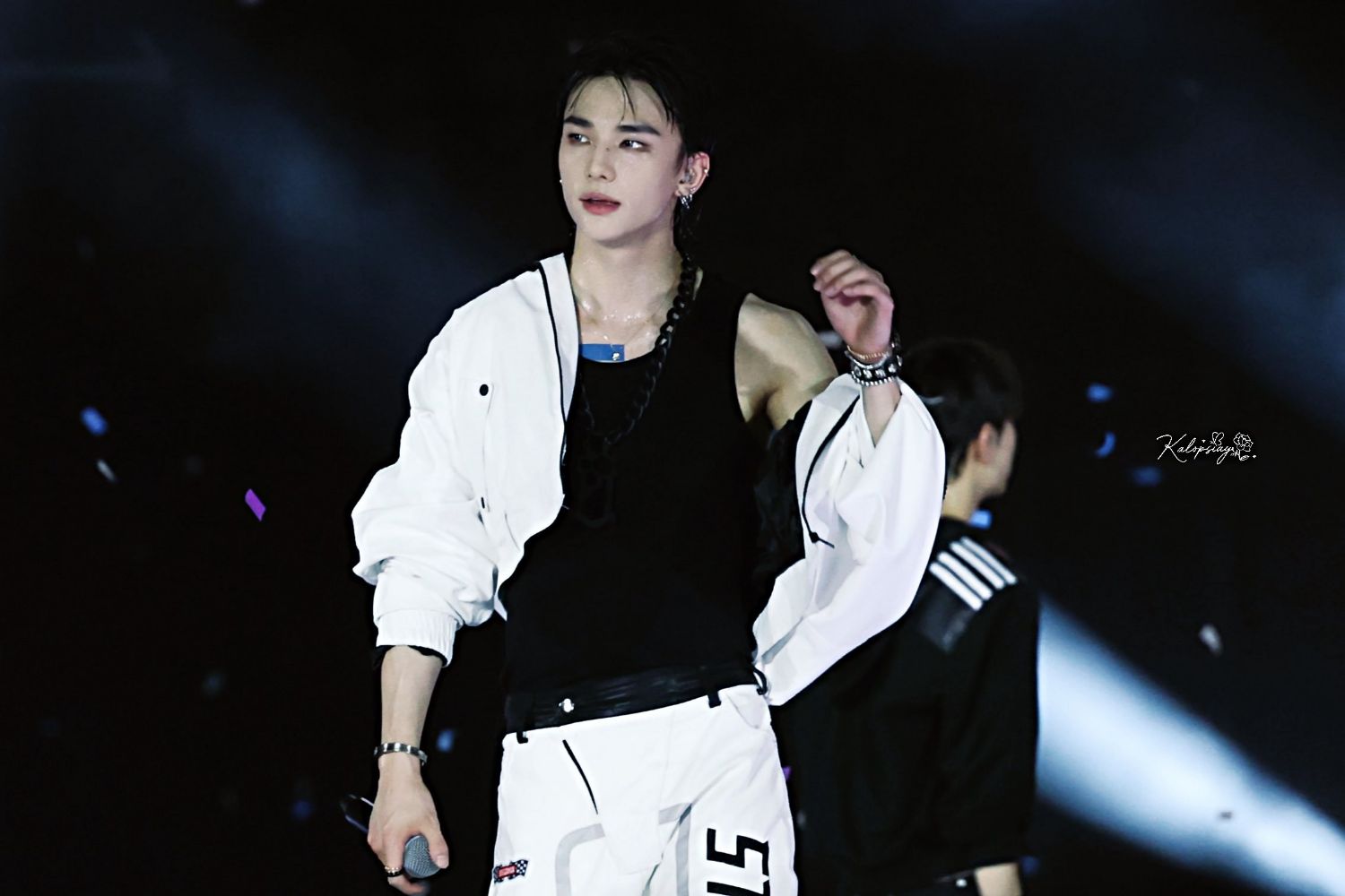 Recent activity shot of Hyunjin (Stray Kids)