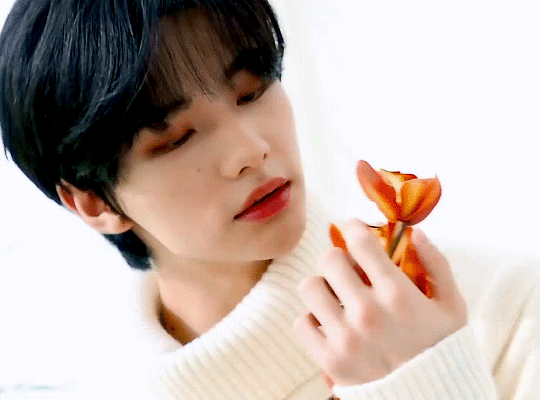 Behind-the-scenes cut of Hyunjin (Stray Kids)