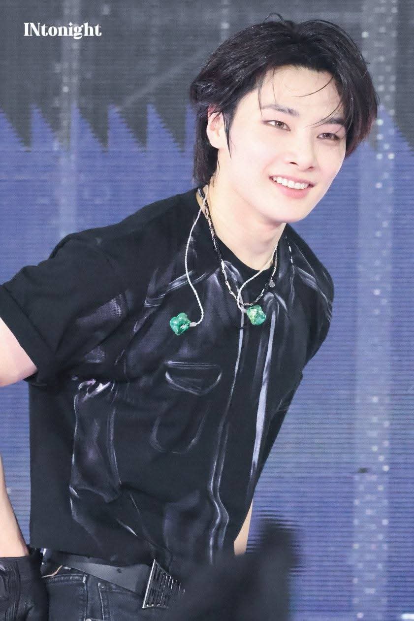 A moment captured by I.N (Stray Kids)'s fan