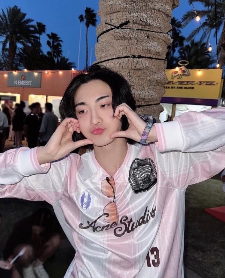Recent activity shot of Seonghwa (ATEEZ)