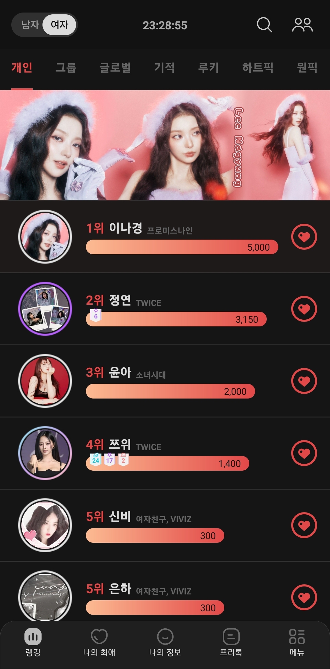 李娜炅 (fromis_9)粉丝最喜爱的经典壁纸