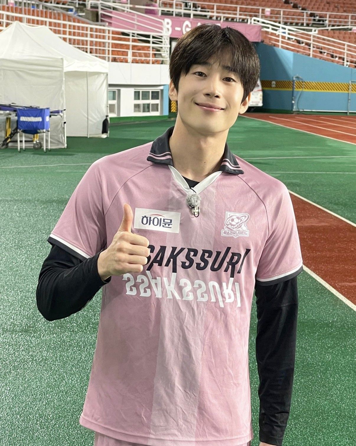 韩胜宇粉丝拍下的瞬间