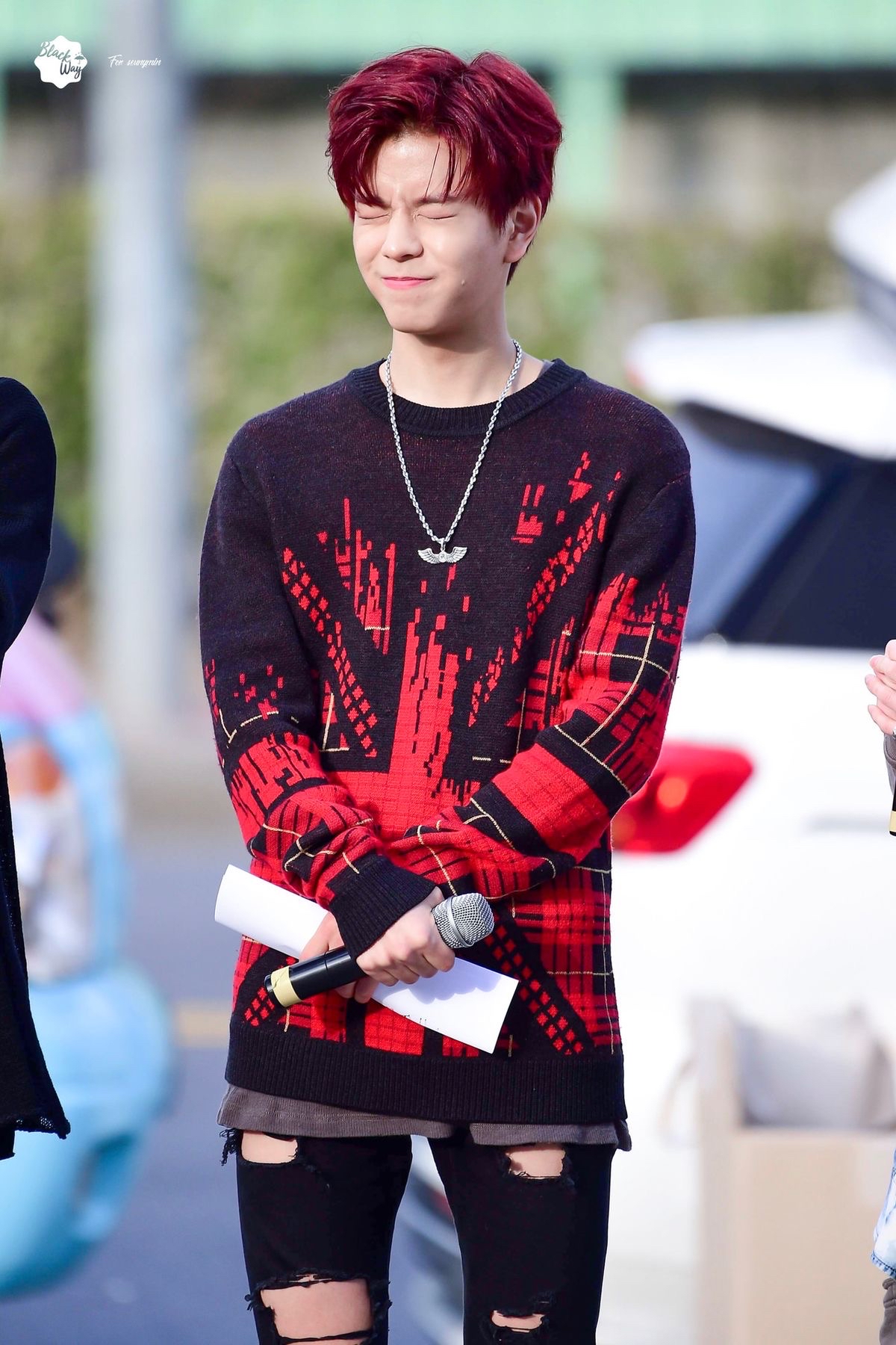 Behind-the-scenes cut of Seungmin (Stray Kids)