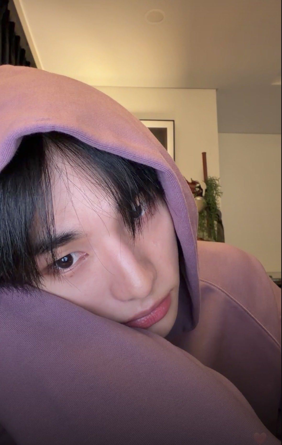 A moment captured by Hyunjin (Stray Kids)'s fan