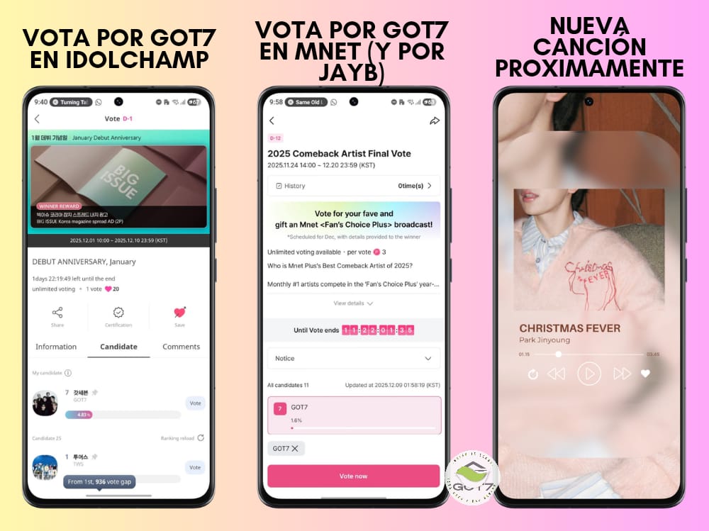 GOT7의 비하인드 컷