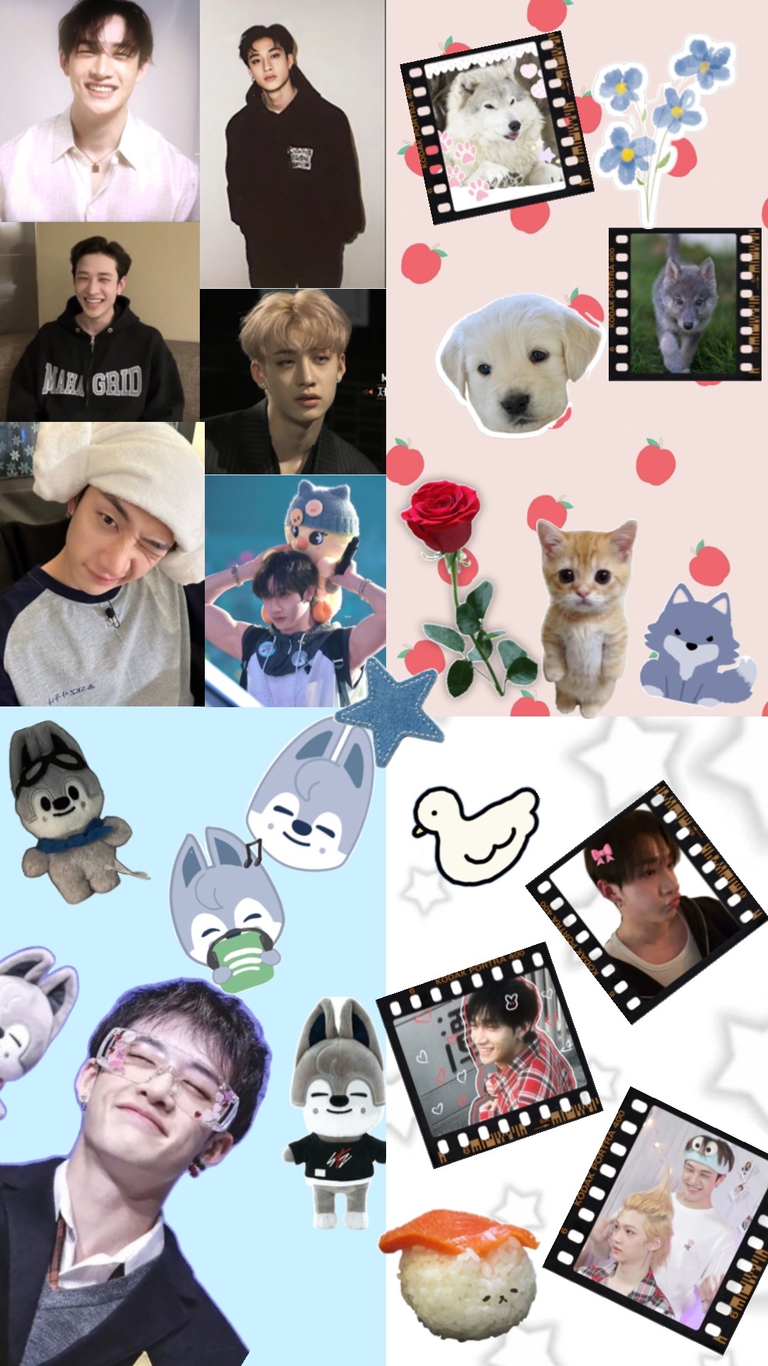 Fan-made special wallpaper for Bang Chan (Stray Kids)