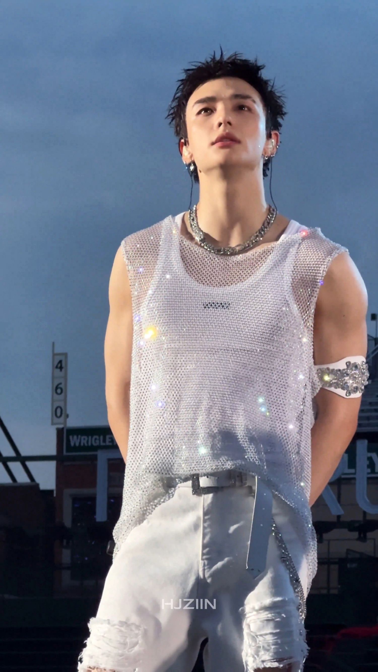 Recent activity shot of Hyunjin (Stray Kids)