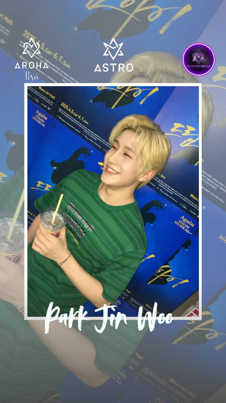 A heartfelt wallpaper shared by Jinjin (ASTRO)'s fans