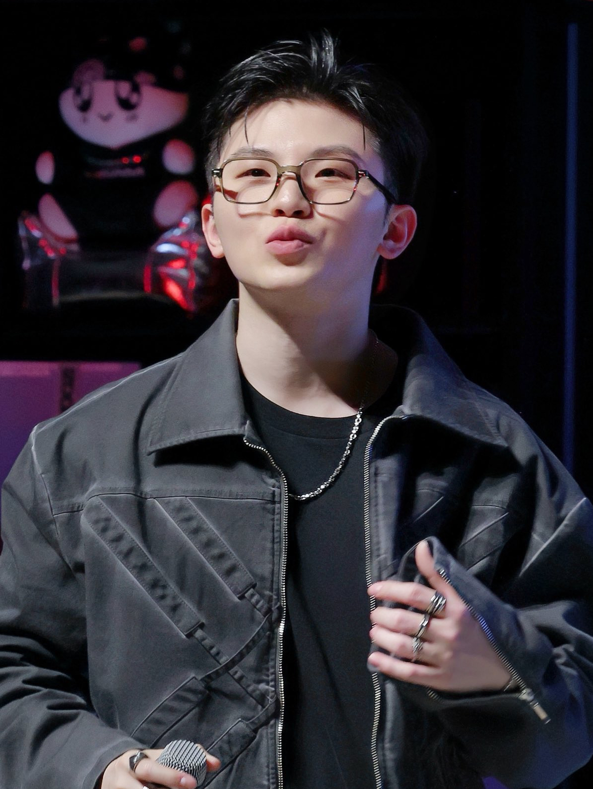 Recent activity shot of Woozi (SEVENTEEN)