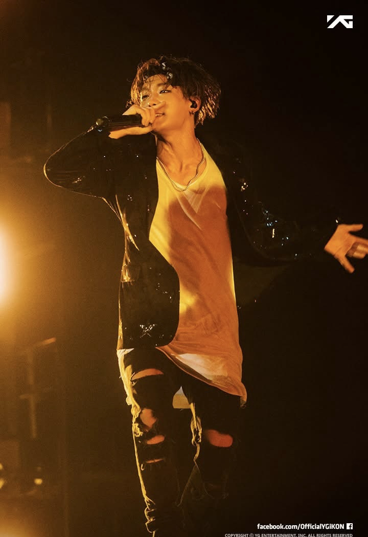 Recent activity shot of BOBBY (iKON)