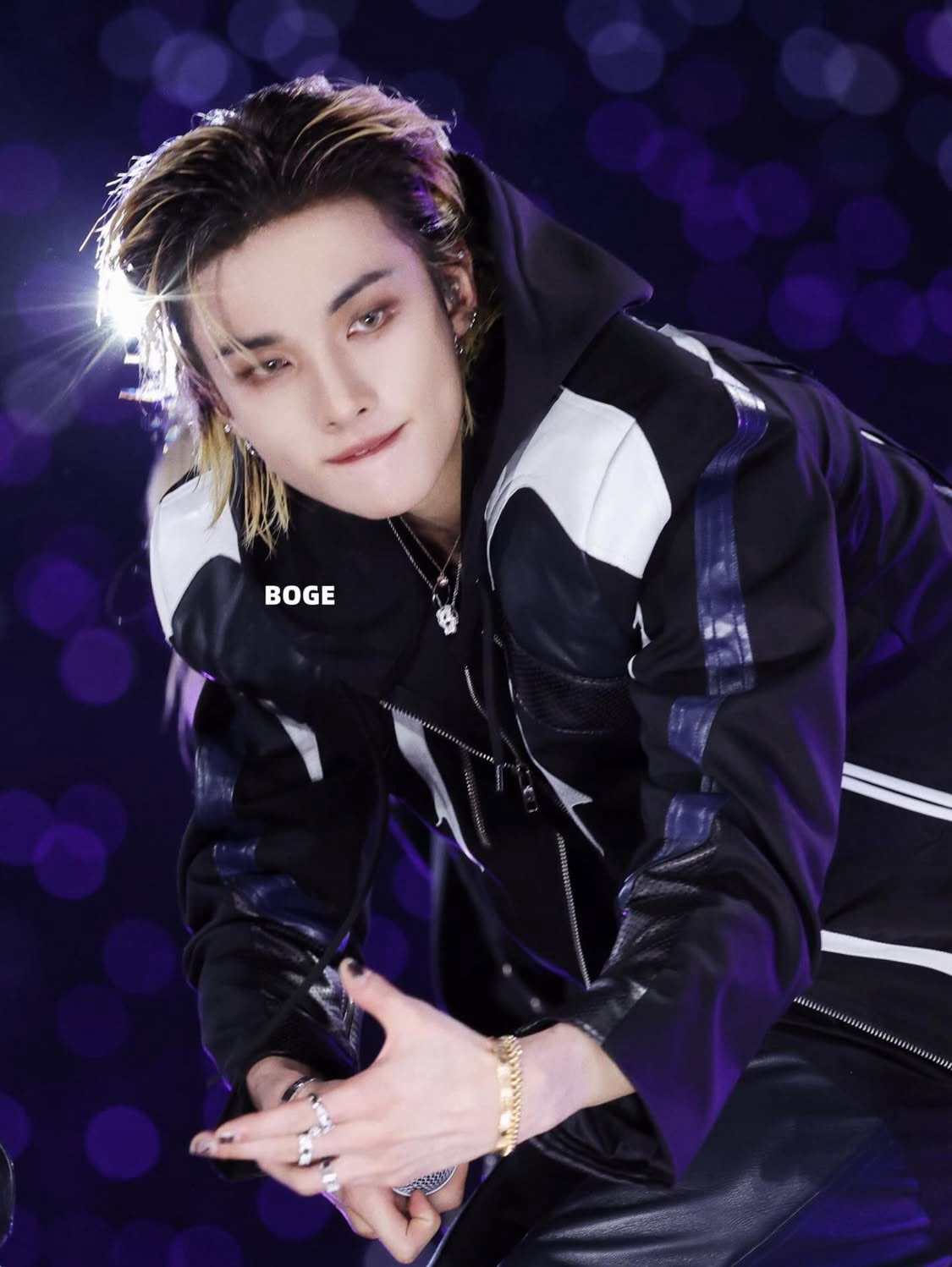 Recent activity shot of Hyunjin (Stray Kids)