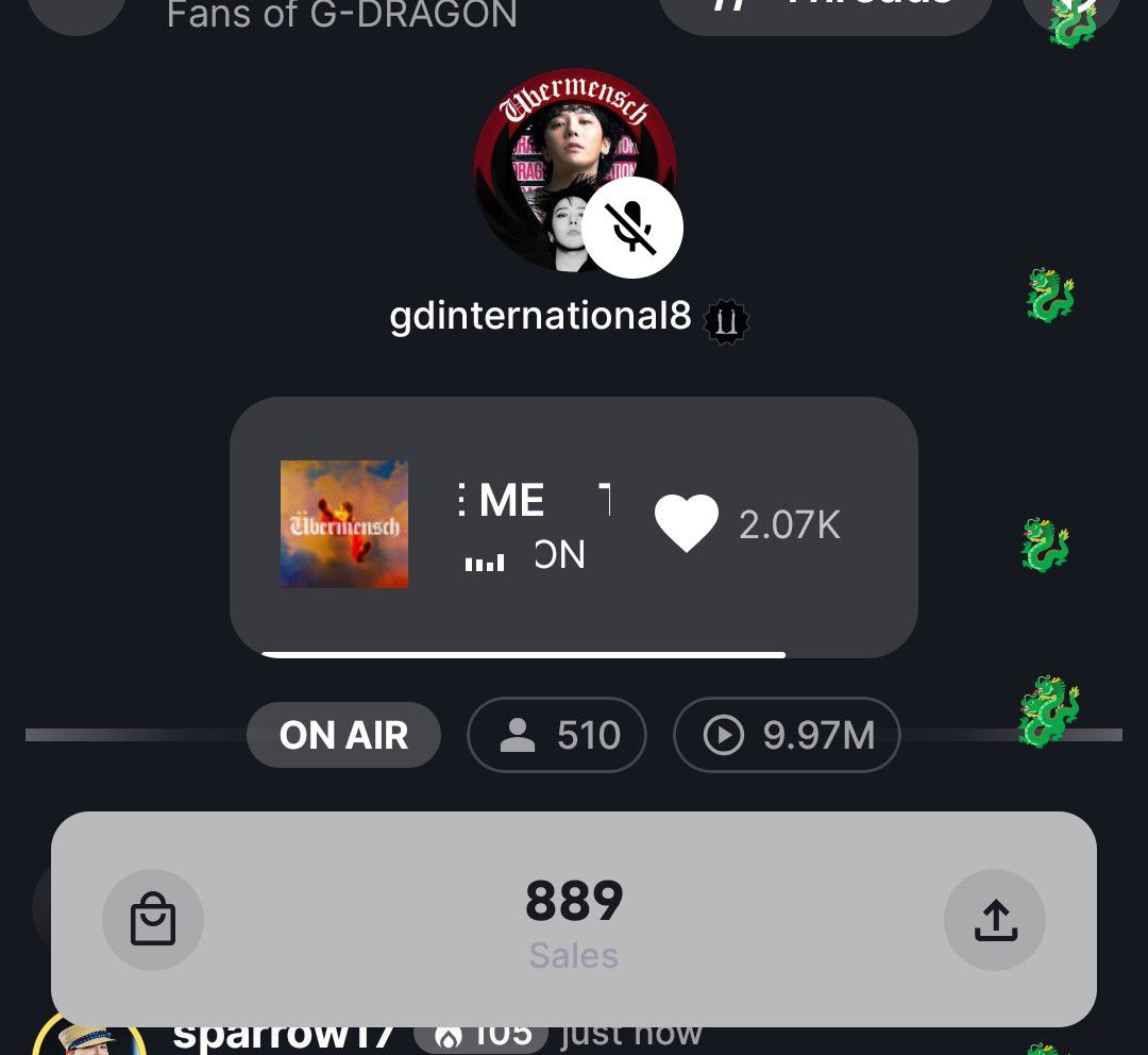 Recent activity shot of G-DRAGON (BIGBANG)