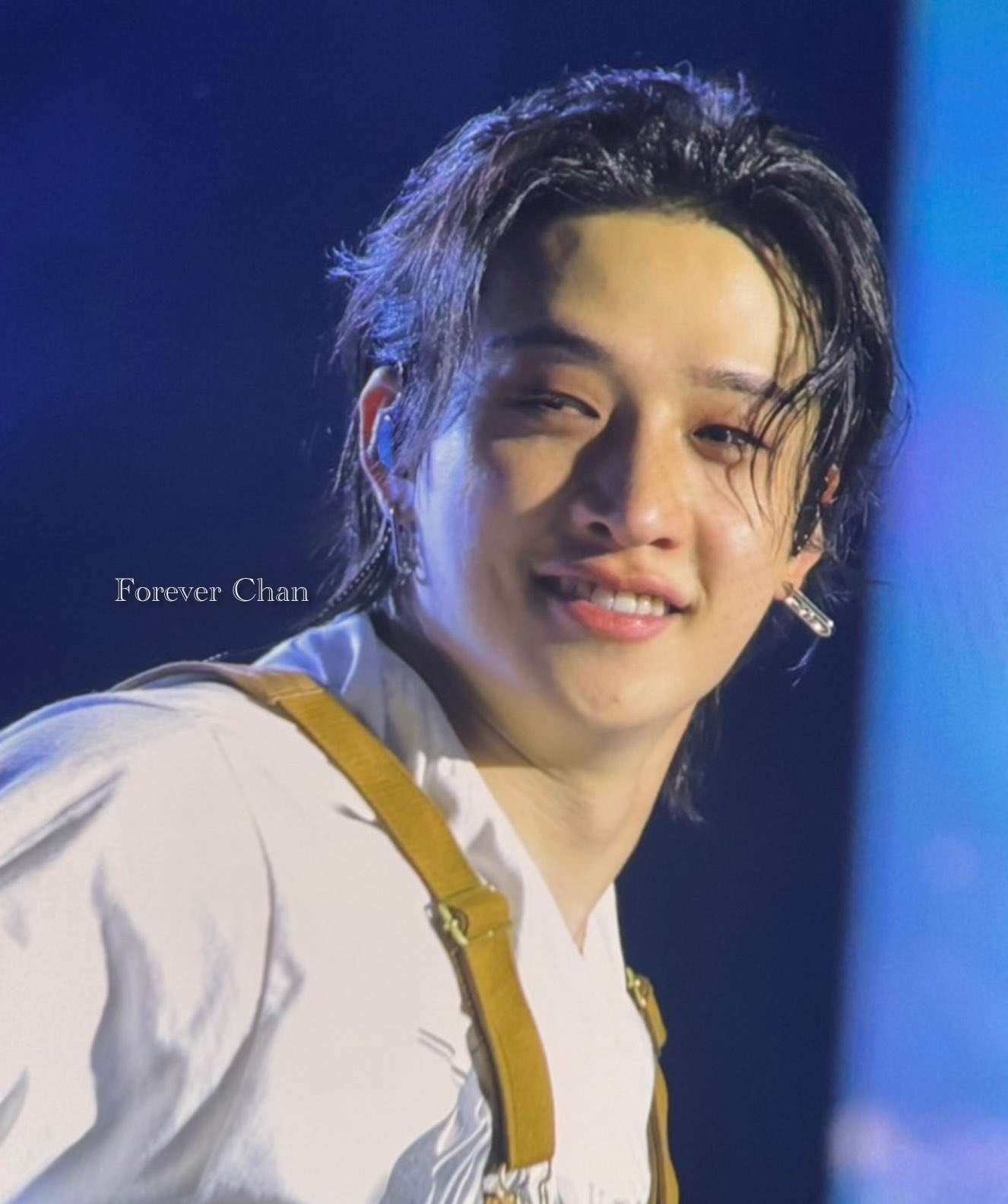 Recent activity shot of Bang Chan (Stray Kids)
