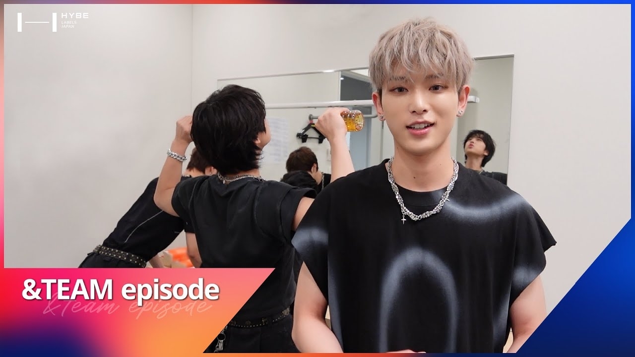 Behind-the-scenes cut of EJ (&TEAM)