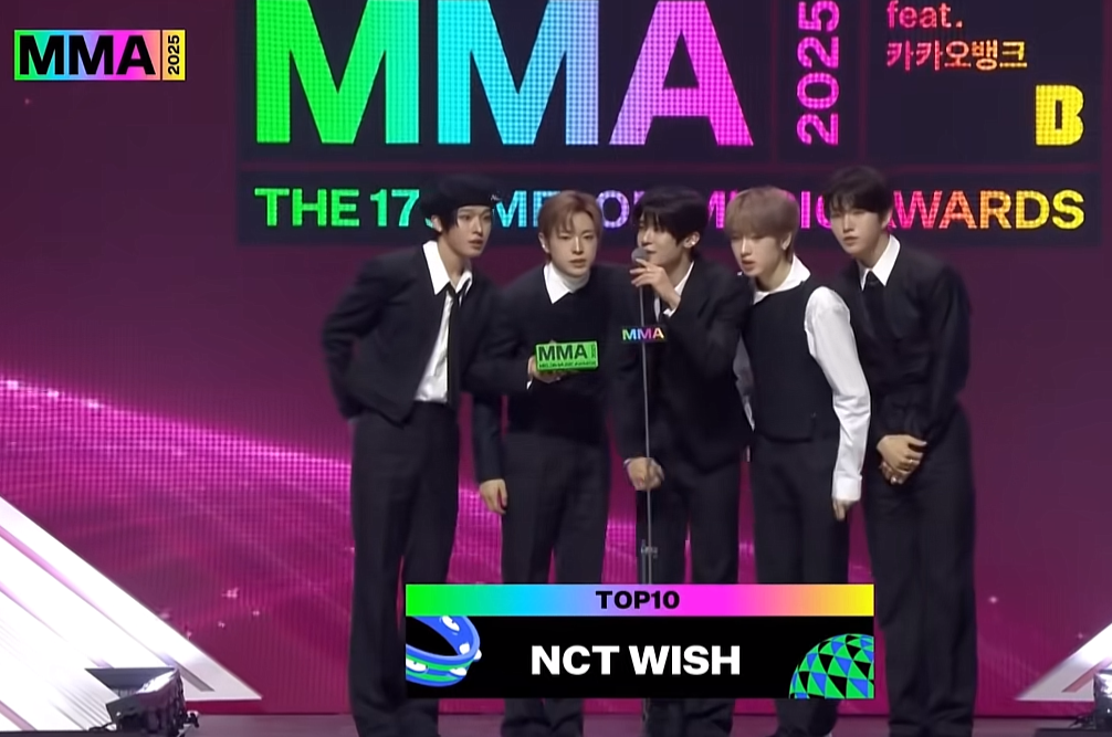 Recent activity shot of NCT WISH