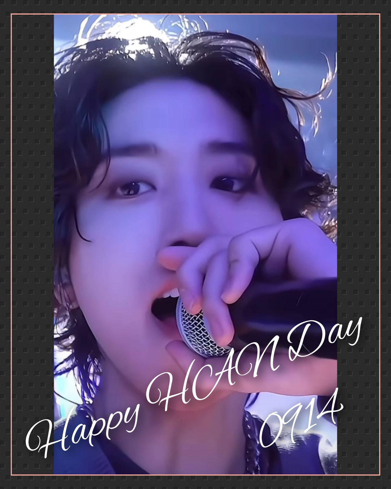 A moment captured by HAN (Stray Kids)'s fan