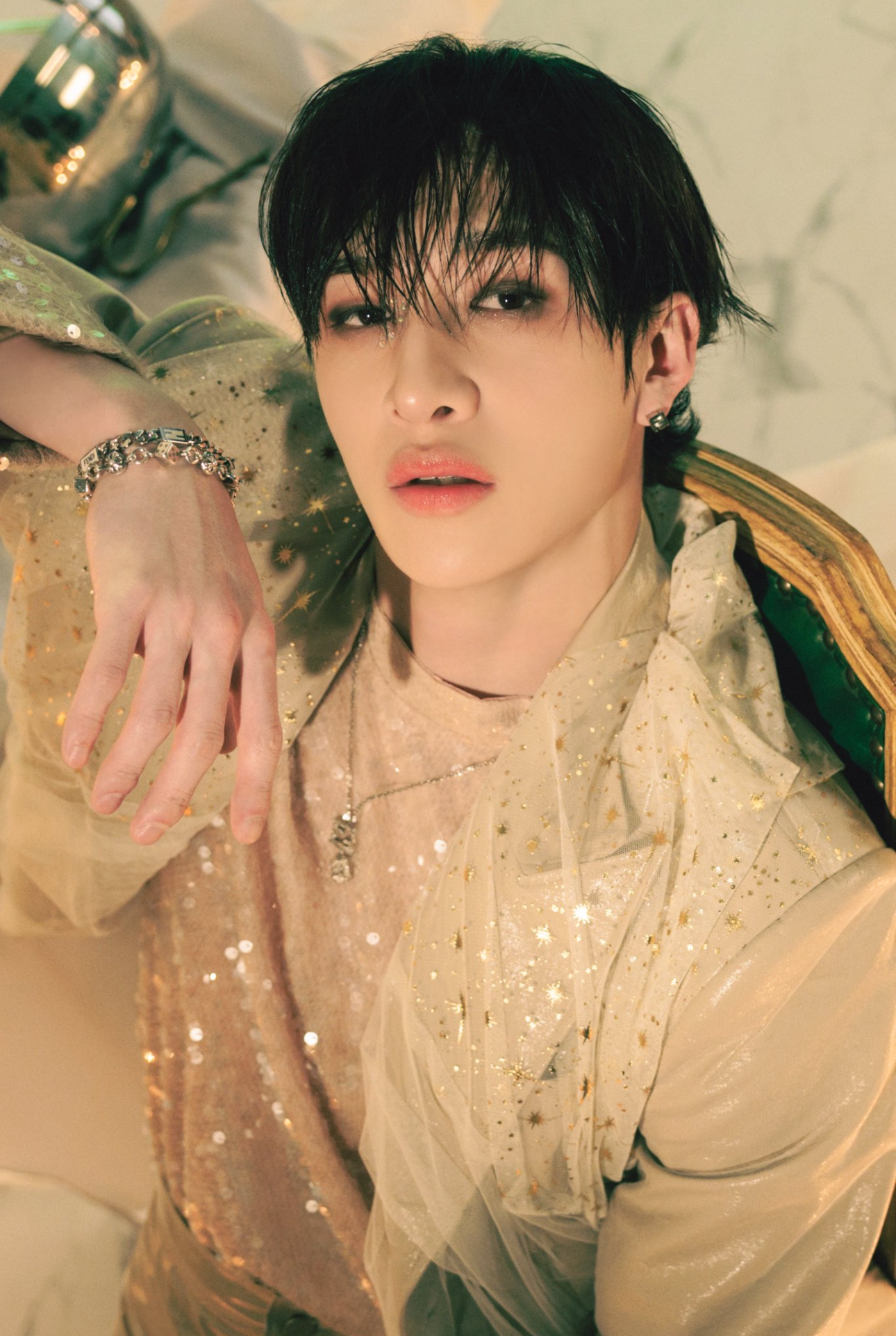 Recent activity shot of Bang Chan (Stray Kids)