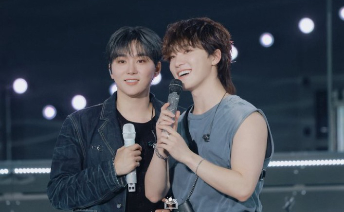 A moment captured by Dino (SEVENTEEN)'s fan