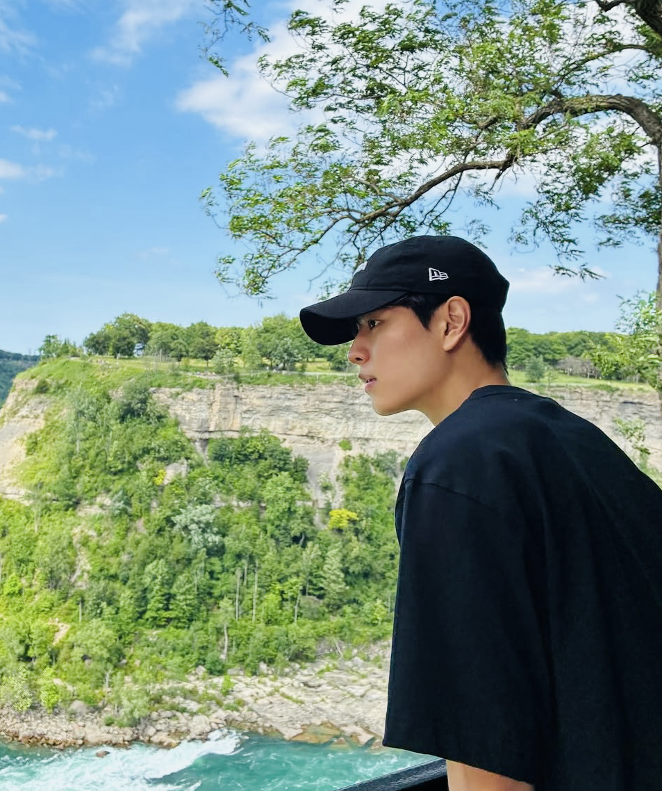 Recent activity shot of Seungmin (Stray Kids)