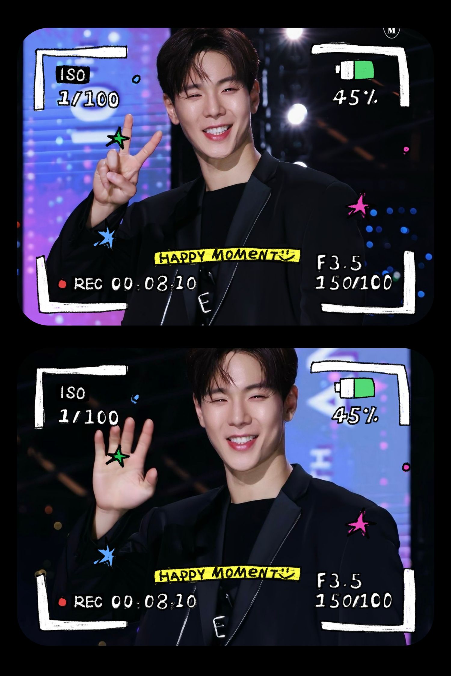 Momen yang diabadikan oleh penggemar Shownu (MONSTA X)