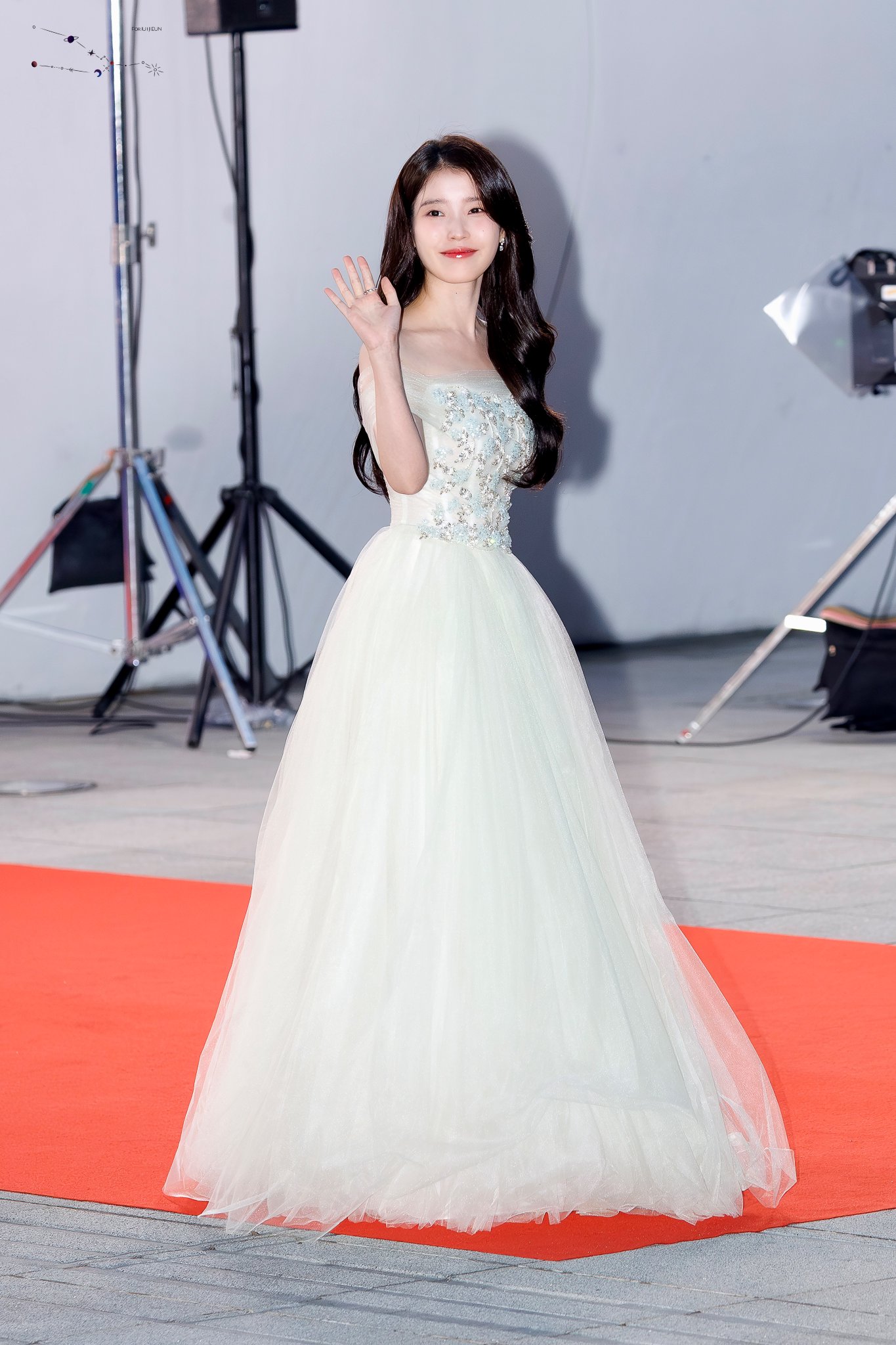 A moment captured by IU's fan