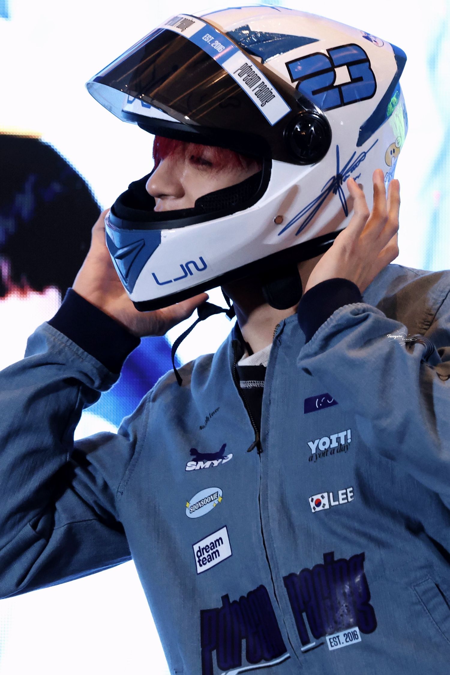 A moment captured by Jeno (NCT DREAM)'s fan